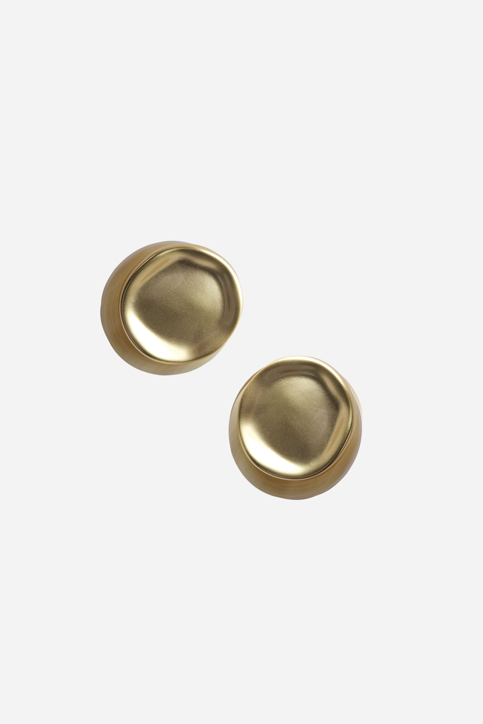 Molten Button Earrings, , image 2